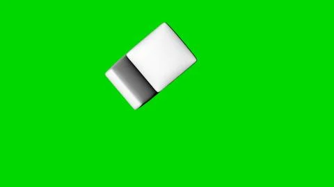 3d rendering of a white chair isolated on green top view Stock Illustration