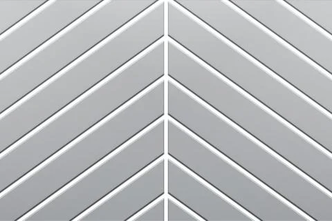 3d rendering, white diagonal line on gray plastic wall surface, abstract back Stock Illustration