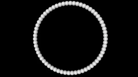 3d rendering of white flying sphere isolated on black Stock Illustration