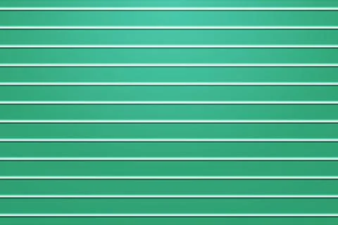 3d rendering, white horizontal line structure on green panel wall surface, ab Stock Illustration