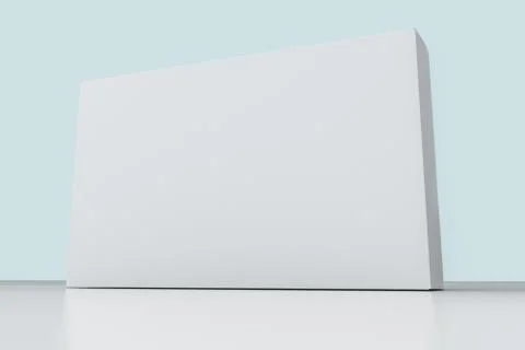 3d rendering, white packing boxes with white background Stock Illustration