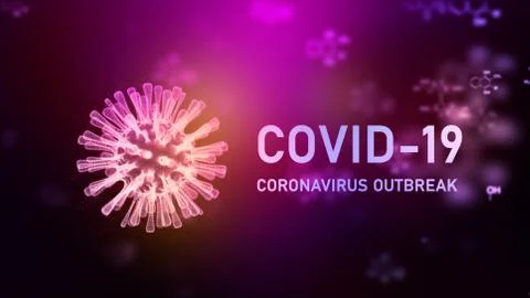 3D Rendering wireframe virus for Covid-19 Coronavirus outbreak concept,  with Stock Illustration
