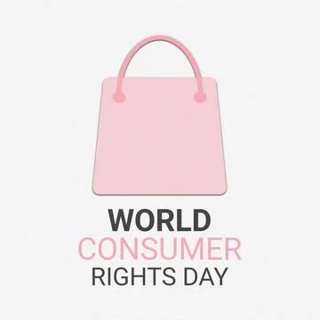 3D rendering World Consumer Rights Day concept Stock-Illustration