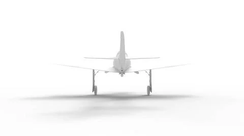 3d rendering of a world war 2 fighter airplane isolated in white backgroun... Stock Photos
