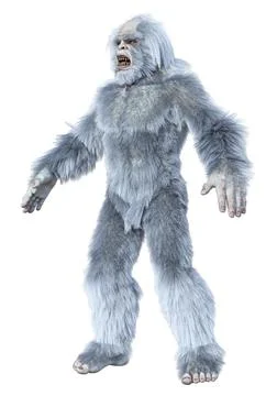 3D Rendering Yeti on White Stock Illustration
