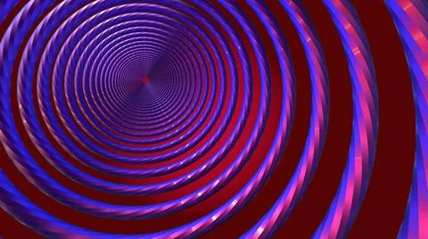 3D Render,modern background,abstract purple metallic spiral textured line Stock Illustration