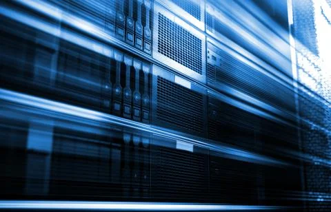 3d renering Big data center highspeed server storage digital light abstraction Stock Illustration