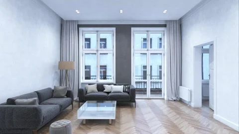3d renovation concept video Stock Footage 252816754