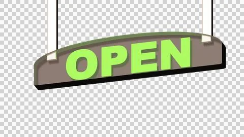 3d representation of an open notice suspended by metal and aluminum next to Stock Illustration