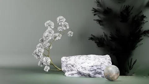 3D representation of perfumery and bathroom packaging with paster color Illustration