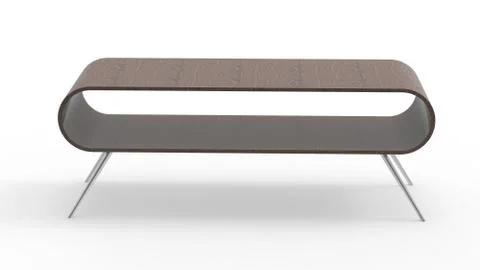 3d Retro Coffee Table Stock Illustration