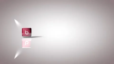 3D  revolving Bebo Logo Video stock 44894768