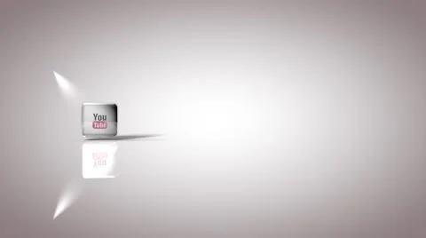 3D  revolving Youtube Logo Video stock 44894754