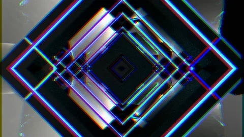 3D RGB Shift 4K 01 Stock Footage 100376944