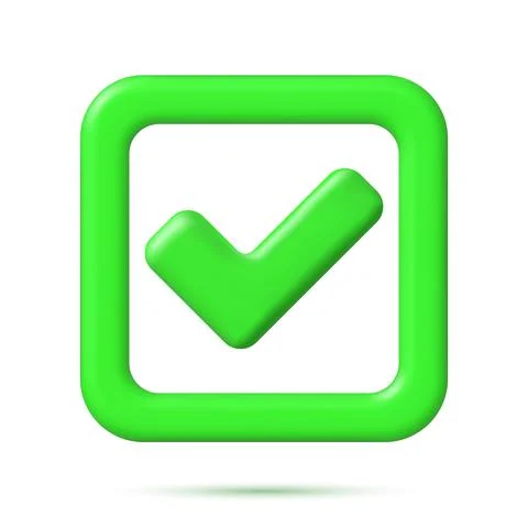 3D Right Button in Square Shape. Stock Illustration