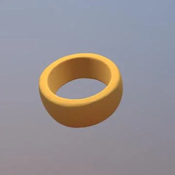 3D Ring On The Abstract Background Stockillustratie