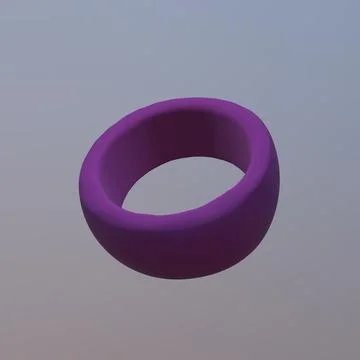 3D Ring On The Abstract Background Stockillustratie