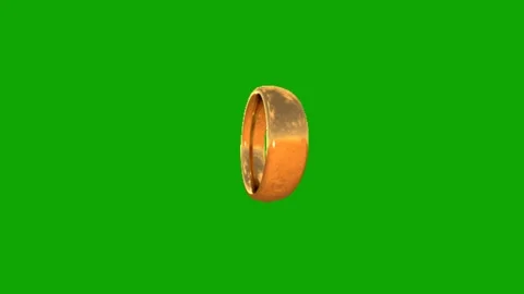 3d Ring Animation Chroma Key Stock Footage 340116448