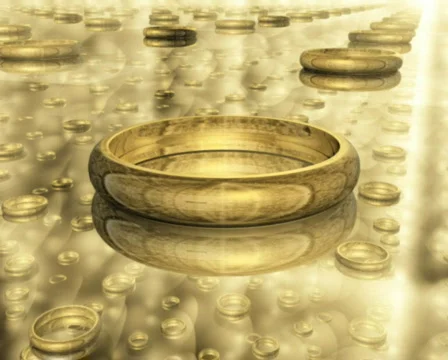 3D rings Stock Footage 503851