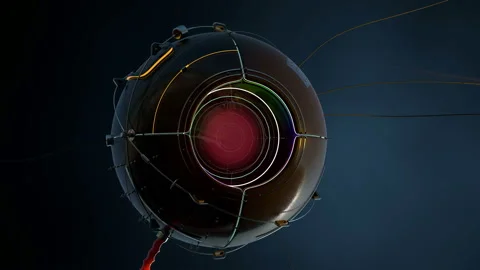 3D Robotic Spy Cam Stock Footage 112066375