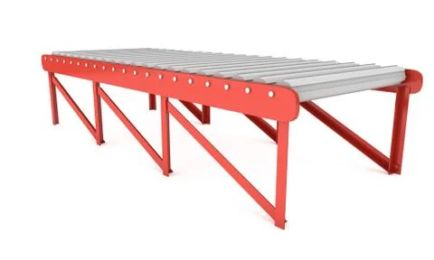 3d roller conveyor Stock Illustration