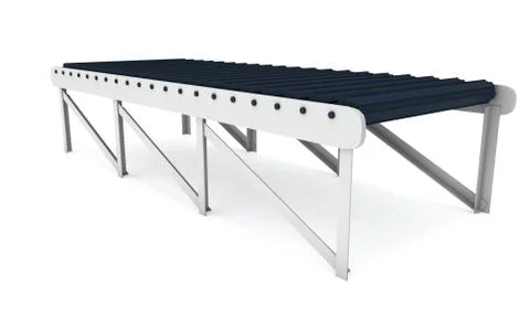 3d roller conveyor イラスト素材
