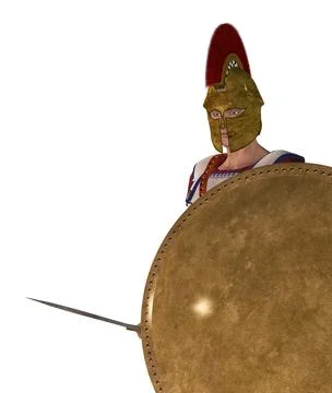 3D Rome soldier Stock Illustration