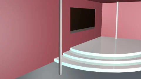 3d room design studio Stock Footage 55533835
