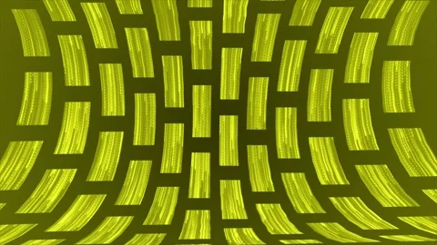 3D rotating box pattern background, yellow 3d background Stock Footage 271320544