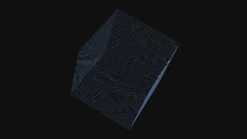 3D rotating cube Stock Footage 147157361