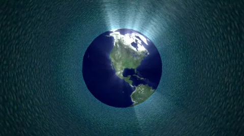 3D Rotating Earth Animation Stock Footage 293095