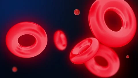 3D rotating glowing neon torus Stock Footage 261941389