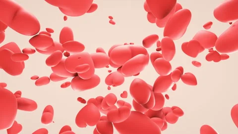 3d rotating hearts pink background 2 Vídeo Stock 130653472