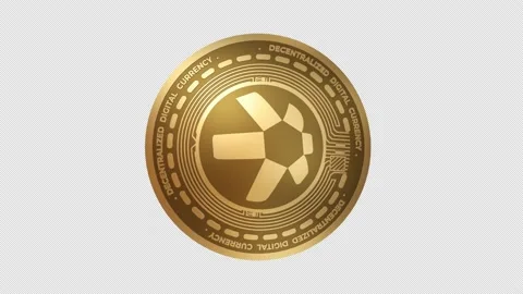 3D Rotating Quant QNT Cryptocurrency Coin Seamless Looping Animation Stock Footage 168485595