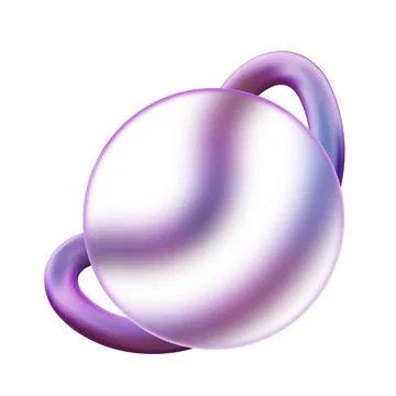 3D round frame in glass morphism style, vector transparent matt circle plate Stock Illustration