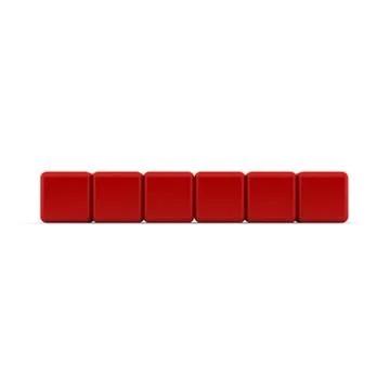 3d rounded cubes abstract background Stock Illustration