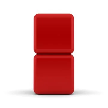 3d rounded cubes abstract background Stock Illustration