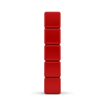 3d rounded cubes abstract background Stock Illustration