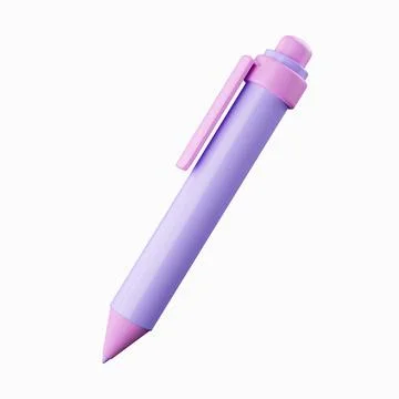 3d Ruler. Back to school and education concept. isolated on background, icon Stock Illustration