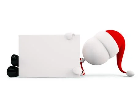 3d santa for Christmas Illustrazione stock