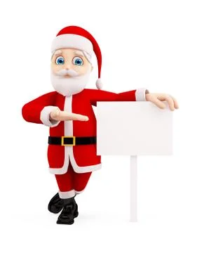 3d santa for Christmas Stock Illustration