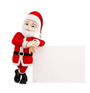 3d Santa for Christmas Stock Illustration