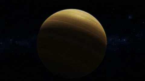 3d saturn planet on space star Stock Footage 221906624
