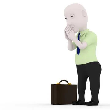 3d sawasdee. Stock Illustration