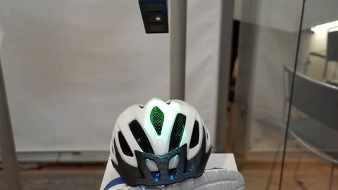3D Scan of a helmet 스톡 동영상 85942871
