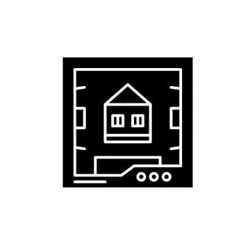 3d scanner black icon, vector sign on isolated background. 3d scanner concept Stock Illustration