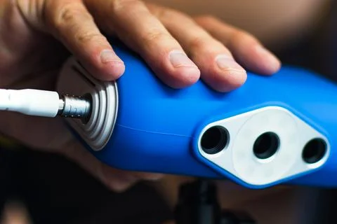 3d scanner to capture three dimensional objects in detail for 3d printing Stock Photos