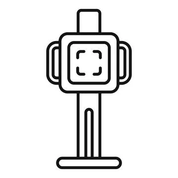 3d scanner is scanning an object 스톡 일러스트