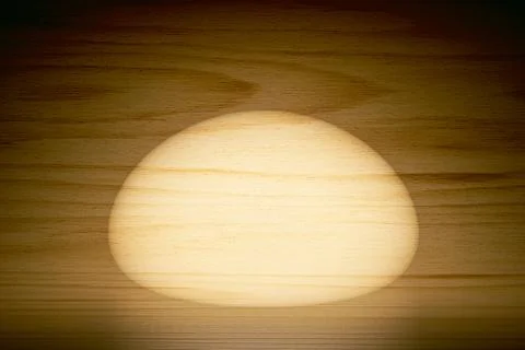 3d scene background illuminated by round spot light Stock Illustration