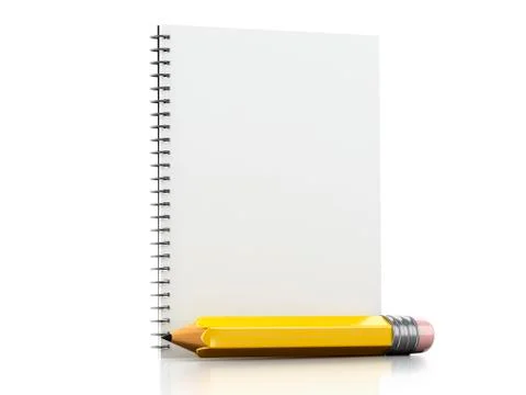 3D school objects Stock Illustration